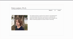 Desktop Screenshot of pattyleijten.com