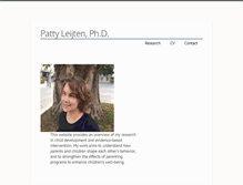 Tablet Screenshot of pattyleijten.com